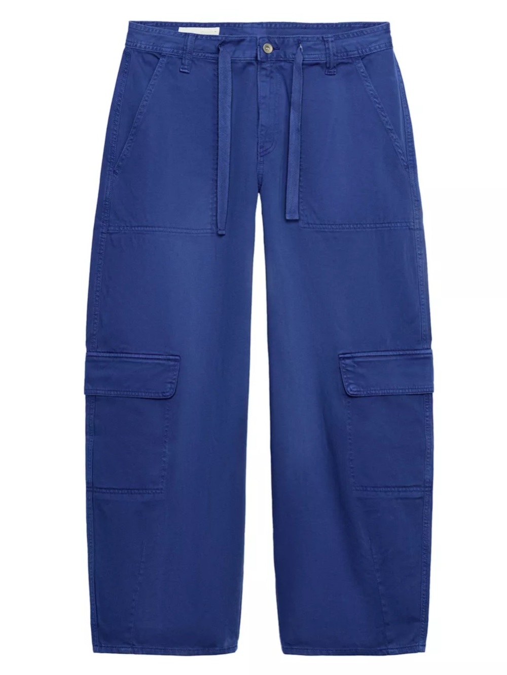Zara blue barrel cargos